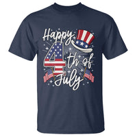 Happy 4th Of July T Shirt Patriotic American Flag USA - Wonder Print Shop