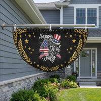 Happy 4th Of July Patriotic Fan Flag American Flag USA
