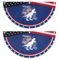 Dinosaur Happy 4th of July Patriotic Fan Flag American Flag USA