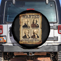 Wanted Treason Founding Fathers 1776 Spare Tire Cover 4th Of July Independence Day - Wonder Print Shop