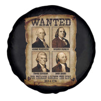 Wanted Treason Founding Fathers 1776 Spare Tire Cover 4th Of July Independence Day - Wonder Print Shop