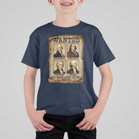 Wanted Treason Founding Fathers 1776 T Shirt For Kid 4th Of July Independence Day - Wonder Print Shop