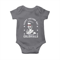Happy Treason Day Baby Onesie British Queen Funny July 4th Colonial Meme - Wonder Print Shop