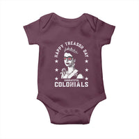 Happy Treason Day Baby Onesie British Queen Funny July 4th Colonial Meme - Wonder Print Shop