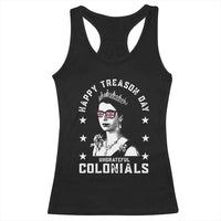Happy Treason Day Racerback Tank Top British Queen Funny July 4th Colonial Meme - Wonder Print Shop