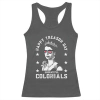 Happy Treason Day Racerback Tank Top British Queen Funny July 4th Colonial Meme - Wonder Print Shop