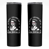 Happy Treason Day Skinny Tumbler British Queen Funny July 4th Colonial Meme - Wonder Print Shop