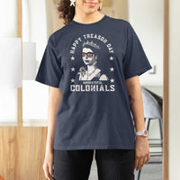 Happy Treason Day T Shirt For Women British Queen Funny July 4th Colonial Meme - Wonder Print Shop