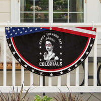 Happy Treason Day Patriotic Fan Flag British Queen Funny July 4th Colonial Meme