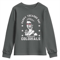 Happy Treason Day Youth Sweatshirt British Queen Funny July 4th Colonial Meme - Wonder Print Shop