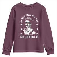 Happy Treason Day Youth Sweatshirt British Queen Funny July 4th Colonial Meme - Wonder Print Shop