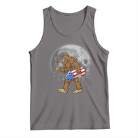 Patriotic Bigfoot 4th of July Tank Top American Flag Merica Fireworks Sasquatch Moon - Wonder Print Shop
