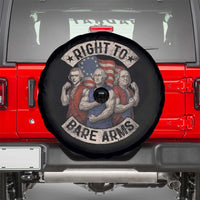 Funny Right to Bare Arms Founding Fathers Spare Tire Cover 4th of July Patriotic Celebrations - Wonder Print Shop
