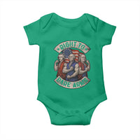Funny Right to Bare Arms Founding Fathers Baby Onesie 4th of July Patriotic Celebrations - Wonder Print Shop