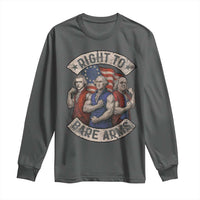 Funny Right to Bare Arms Founding Fathers Long Sleeve Shirt 4th of July Patriotic Celebrations - Wonder Print Shop