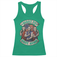 Funny Right to Bare Arms Founding Fathers Racerback Tank Top 4th of July Patriotic Celebrations - Wonder Print Shop