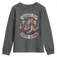 Funny Right to Bare Arms Founding Fathers Youth Sweatshirt 4th of July Patriotic Celebrations - Wonder Print Shop