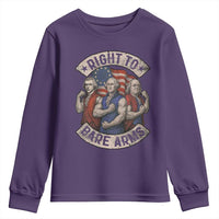 Funny Right to Bare Arms Founding Fathers Youth Sweatshirt 4th of July Patriotic Celebrations - Wonder Print Shop