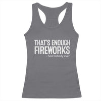 Funny Fireworks Racerback Tank Top 4th Of July - Wonder Print Shop