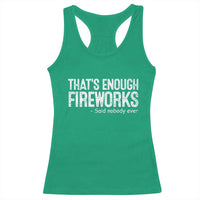 Funny Fireworks Racerback Tank Top 4th Of July - Wonder Print Shop