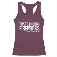 Funny Fireworks Racerback Tank Top 4th Of July - Wonder Print Shop