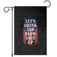 Funny Beer American Flag 4th of July Garden Flag Merica Drinking USA - Wonder Print Shop