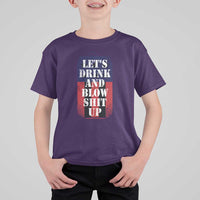 Funny Beer American Flag 4th of July T Shirt For Kid Merica Drinking USA - Wonder Print Shop