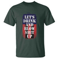 Funny Beer American Flag 4th of July T Shirt Merica Drinking USA - Wonder Print Shop