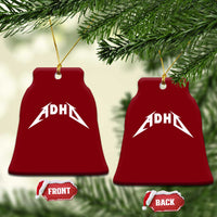 ADHD Ceramic Ornament Funny Heavy Metal Rock Music Design Meme - Wonder Print Shop