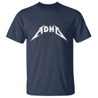 ADHD T Shirt Funny Heavy Metal Rock Music Design Meme - Wonder Print Shop