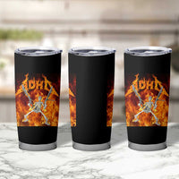 Funny Skeleton ADHD Tumbler Cup Meme Flames Neurodivergent Gen Z - Wonder Print Shop