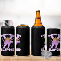 ADHD Meme 4 in 1 Can Cooler Tumbler Funny Slay DHD Frog Neurodivergent - Wonder Print Shop