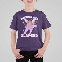 ADHD Meme T Shirt For Kid Funny Slay DHD Frog Neurodivergent - Wonder Print Shop