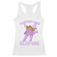 ADHD Meme Racerback Tank Top Funny Slay DHD Frog Neurodivergent - Wonder Print Shop