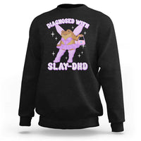 ADHD Meme Sweatshirt Funny Slay DHD Frog Neurodivergent - Wonder Print Shop