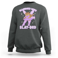 ADHD Meme Sweatshirt Funny Slay DHD Frog Neurodivergent - Wonder Print Shop