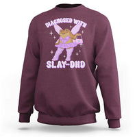 ADHD Meme Sweatshirt Funny Slay DHD Frog Neurodivergent - Wonder Print Shop