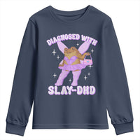 ADHD Meme Youth Sweatshirt Funny Slay DHD Frog Neurodivergent - Wonder Print Shop