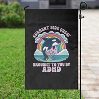 Side Quest ADHD Garden Flag Funny Neurodivergent Meme - Wonder Print Shop