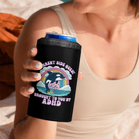 Side Quest ADHD 4 in 1 Can Cooler Tumbler Funny Neurodivergent Meme - Wonder Print Shop