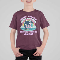 Side Quest ADHD T Shirt For Kid Funny Neurodivergent Meme - Wonder Print Shop