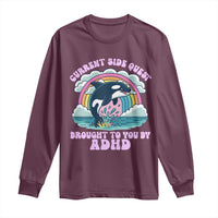 Side Quest ADHD Long Sleeve Shirt Funny Neurodivergent Meme - Wonder Print Shop