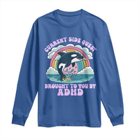 Side Quest ADHD Long Sleeve Shirt Funny Neurodivergent Meme - Wonder Print Shop