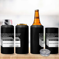 ADHD Meme 4 in 1 Can Cooler Tumbler Funny System Error Neurodivergent Humor - Wonder Print Shop
