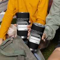 ADHD Meme Tumbler Cup Funny System Error Neurodivergent Humor - Wonder Print Shop