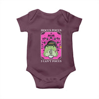 ADHD Meme Baby Onesie Neurodivergent Wizard Frog I Cant Focus - Wonder Print Shop