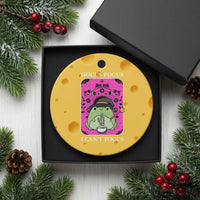 ADHD Meme Ceramic Ornament Neurodivergent Wizard Frog I Cant Focus - Wonder Print Shop
