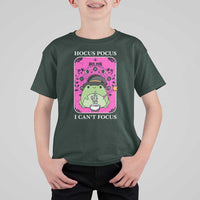 ADHD Meme T Shirt For Kid Neurodivergent Wizard Frog I Cant Focus - Wonder Print Shop