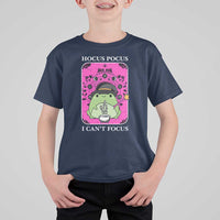 ADHD Meme T Shirt For Kid Neurodivergent Wizard Frog I Cant Focus - Wonder Print Shop