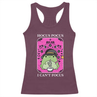 ADHD Meme Racerback Tank Top Neurodivergent Wizard Frog I Cant Focus - Wonder Print Shop